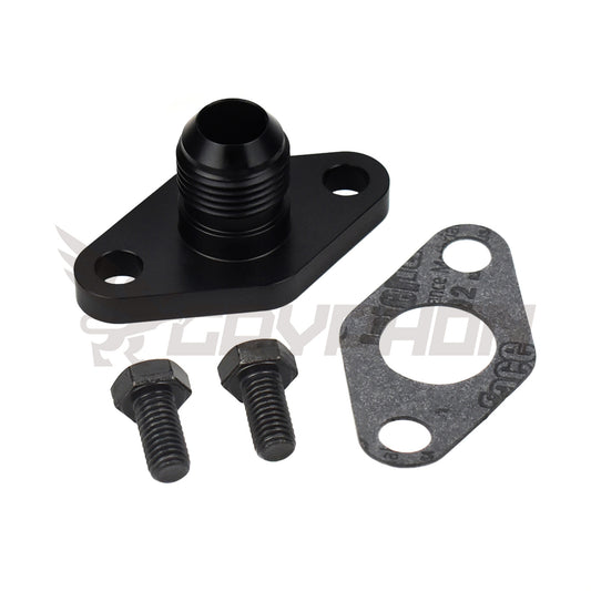 Toyota Supra 1JZ 2JZ Oil Pan Drain Flange Kit | 10AN & 3/4" Barb