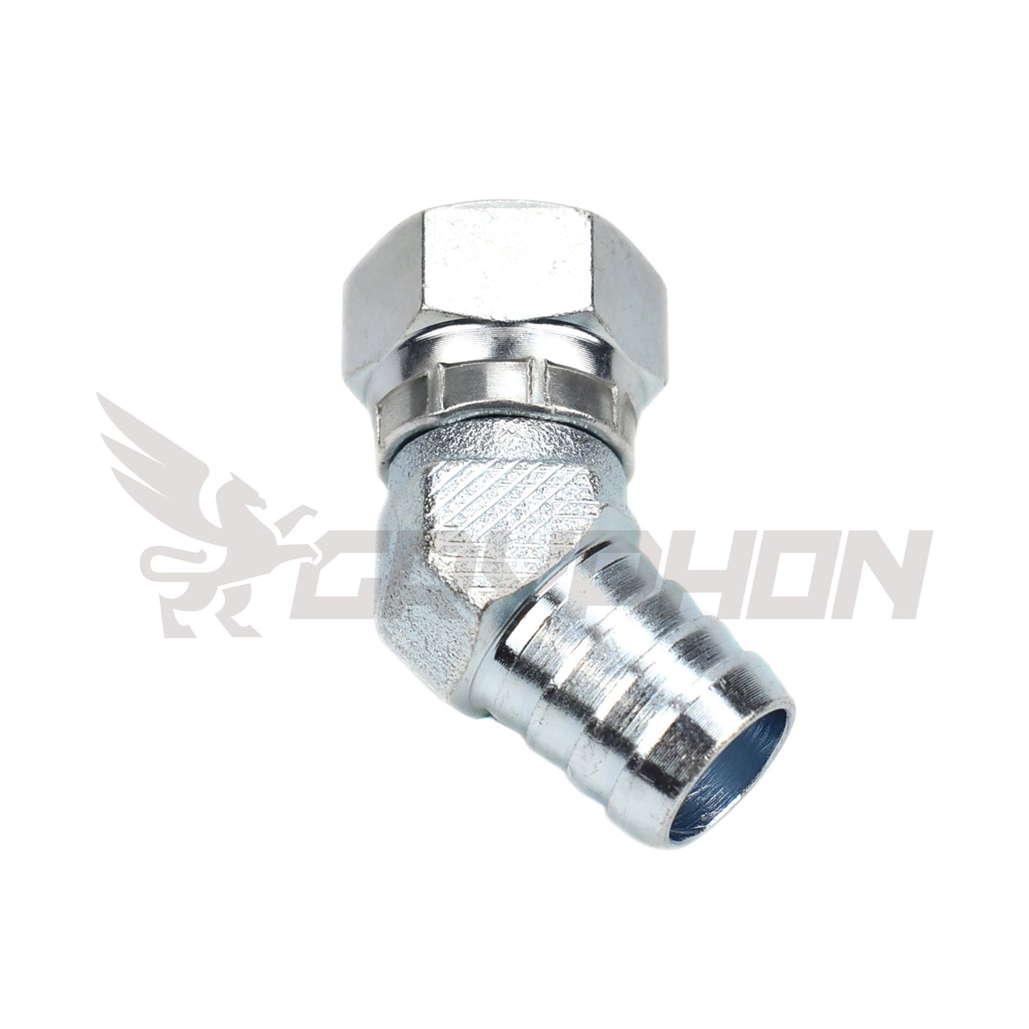 Swivel Fitting 45 Degree 10AN to 3/4" Barb