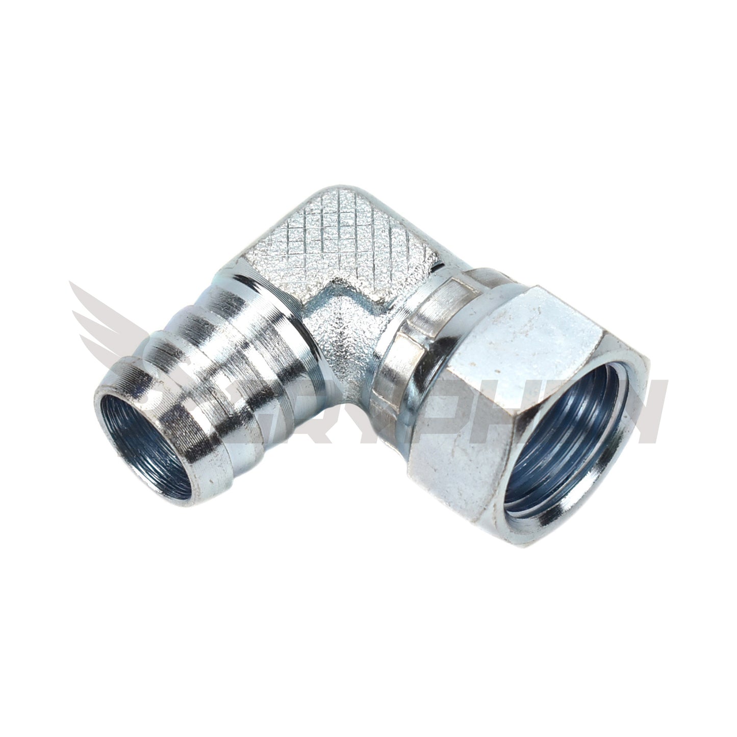 Swivel Fitting 90 Degree 10AN to 3/4" Barb