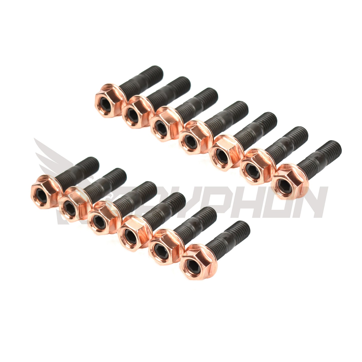 Stud nut kit for Toyota 1FZ-FE Land Cruiser FZJ75 FZJ80 FZJ105 exhaust manifold