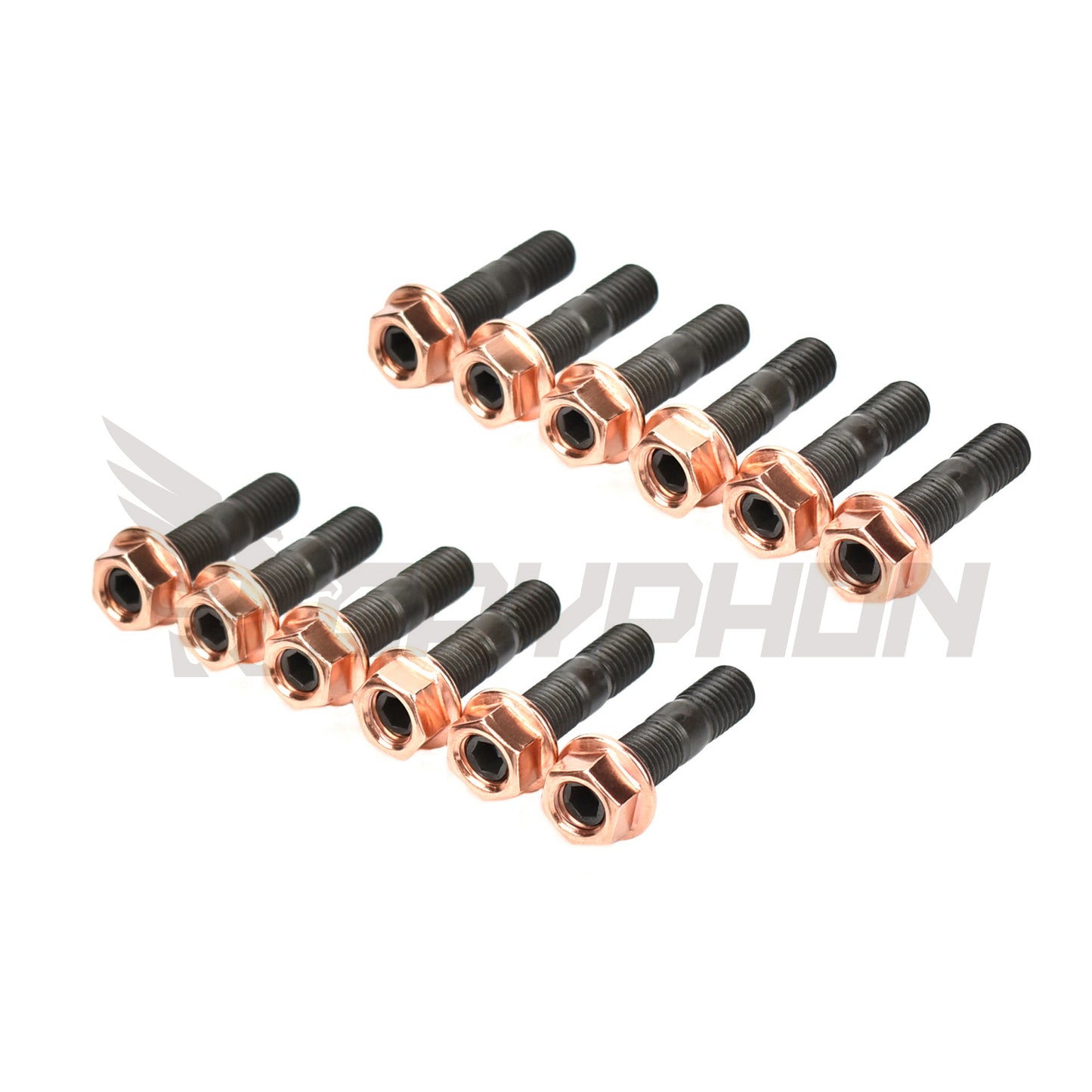 Toyota 22R 22RE exhaust manifold stud nut kit