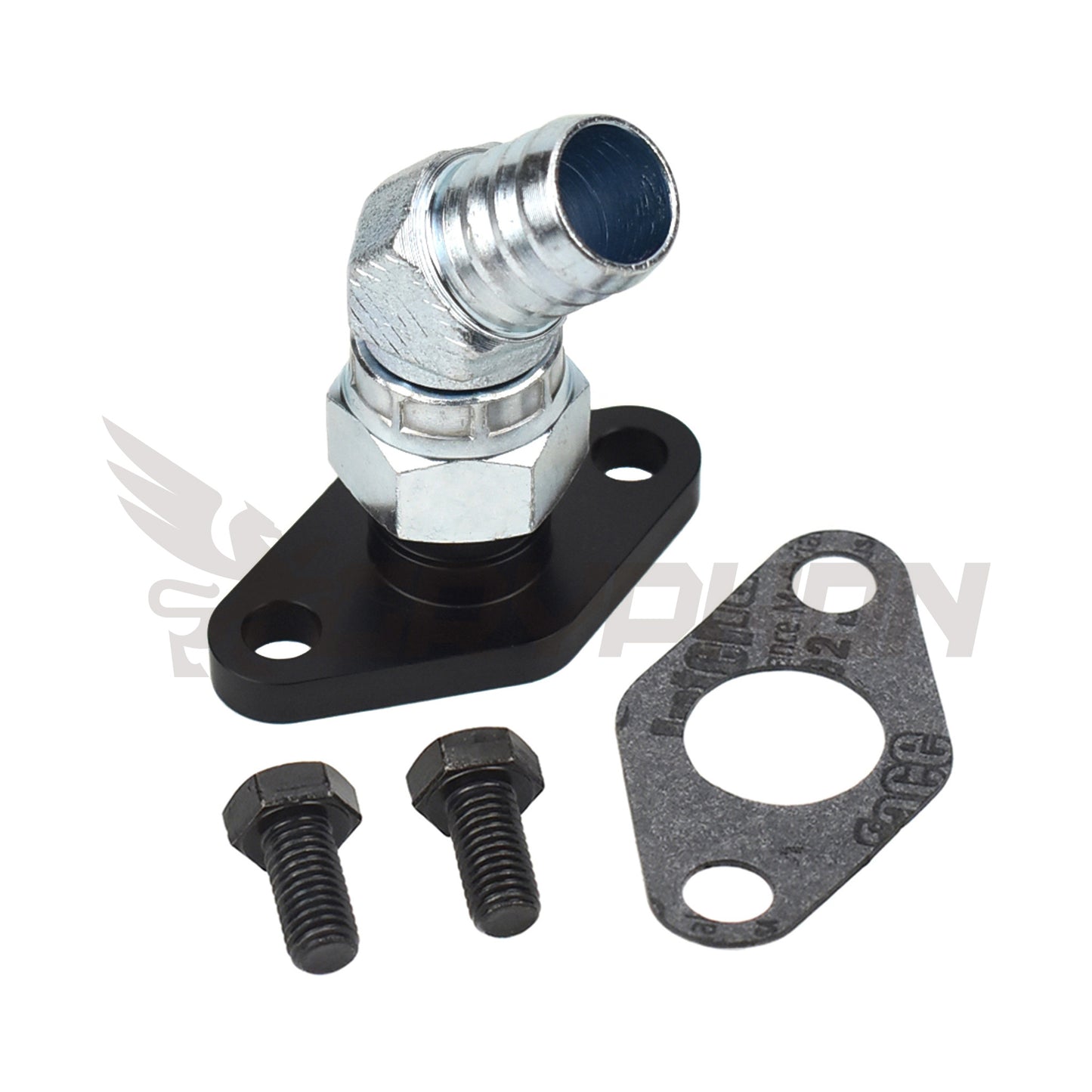 Toyota Supra 1JZ 2JZ Oil Pan Drain Flange Kit | 10AN & 3/4" Barb