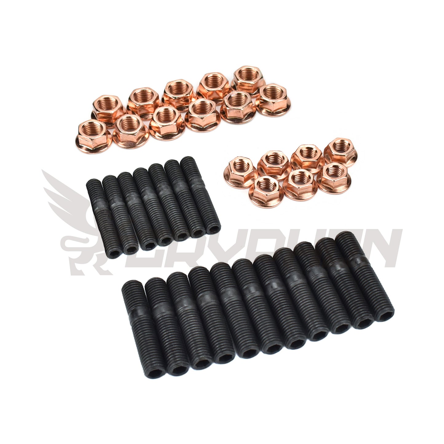 All-in-one stud nut kit for exhaust and turbo – EVO IV through IX