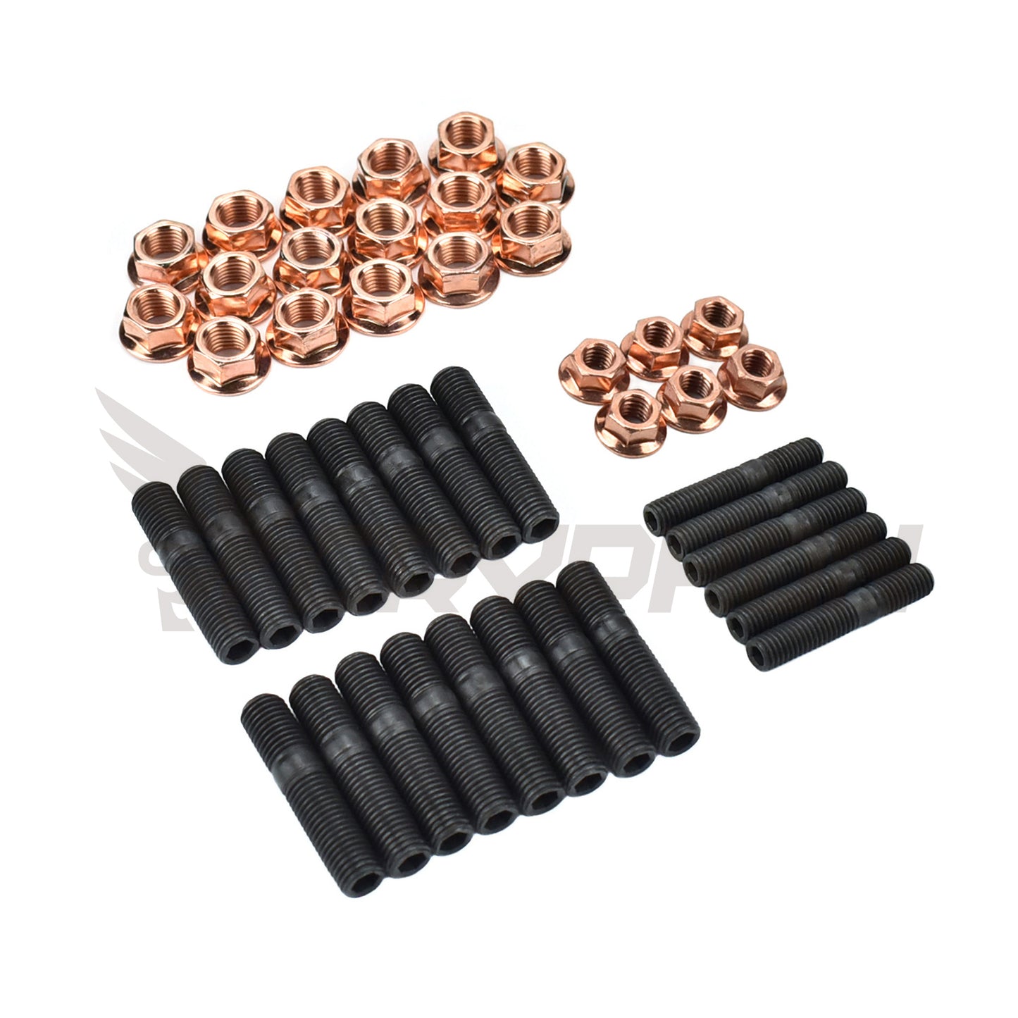 Complete combo kit for exhaust manifold and turbo mounting on TD42 HT18