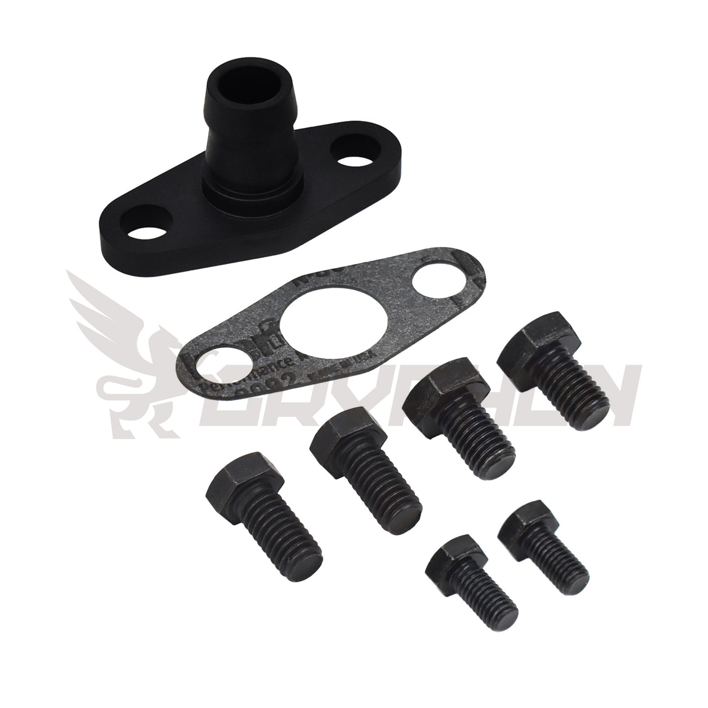 3/4" Barb Turbo Oil Drain Flange for BorgWarner AirWerks Series S200SX, S300SX, S400SX