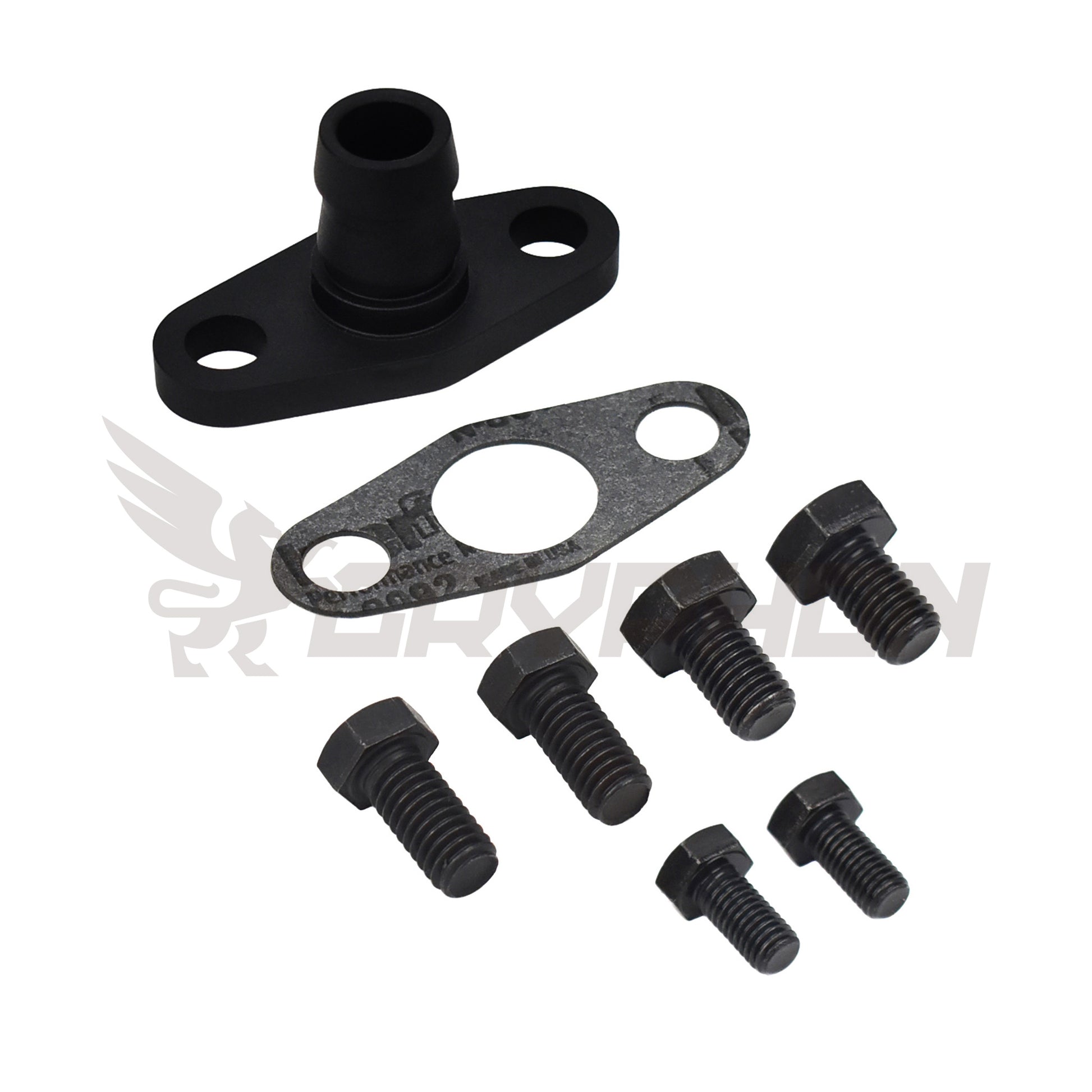 3/4" Barb Turbo Oil Drain Flange for BorgWarner AirWerks Series S200SX, S300SX, S400SX