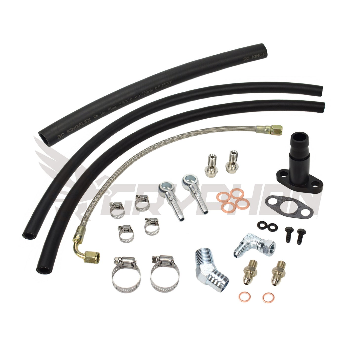Turbo Oil Water Line Kit Mazda MX5 Miata Early MK1 with TD04 TD04L TD04HL