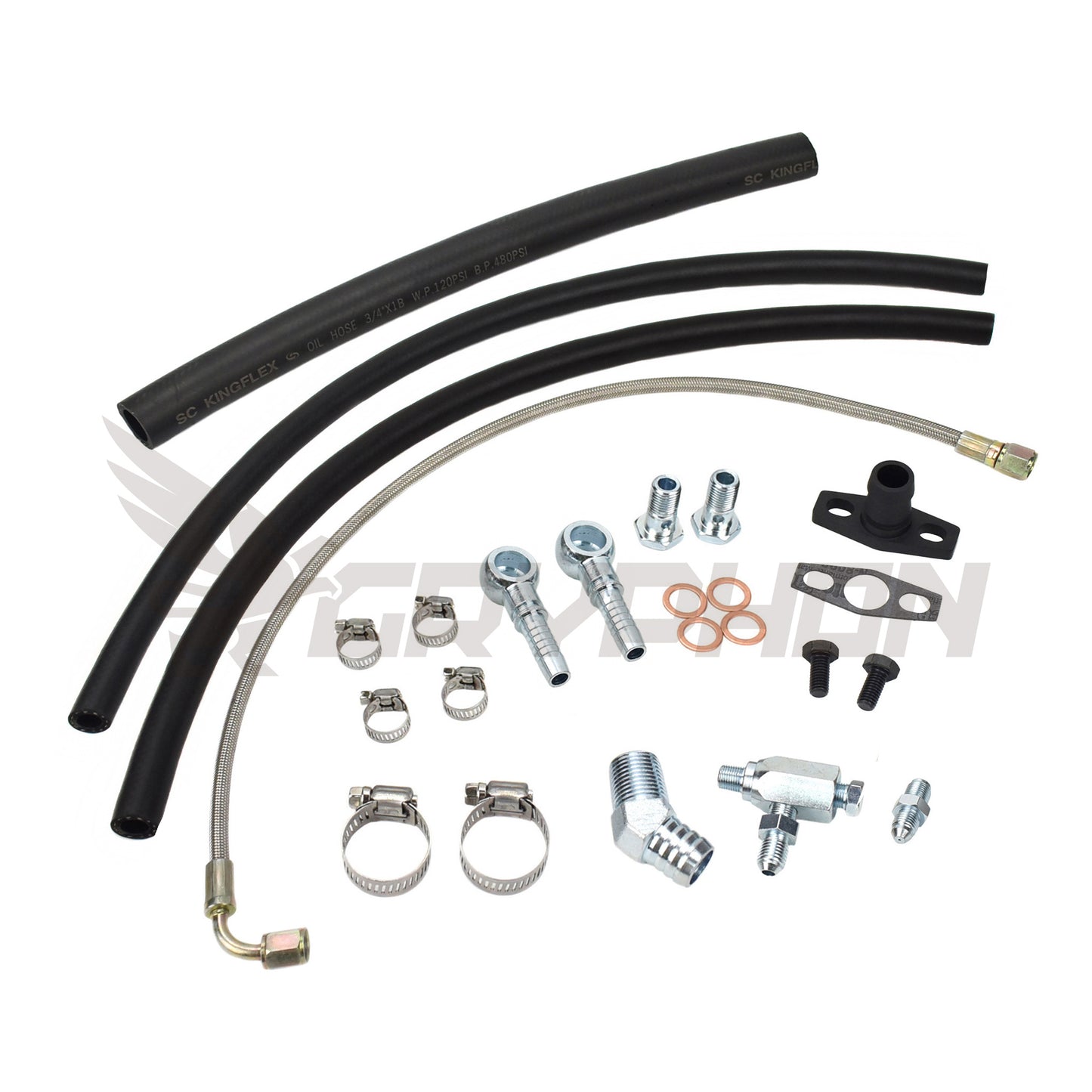 Turbo oil and water line kit for Mazda Miata MK2, MK2.5 with T25 T28 turbo – N/A engine to turbo conversion