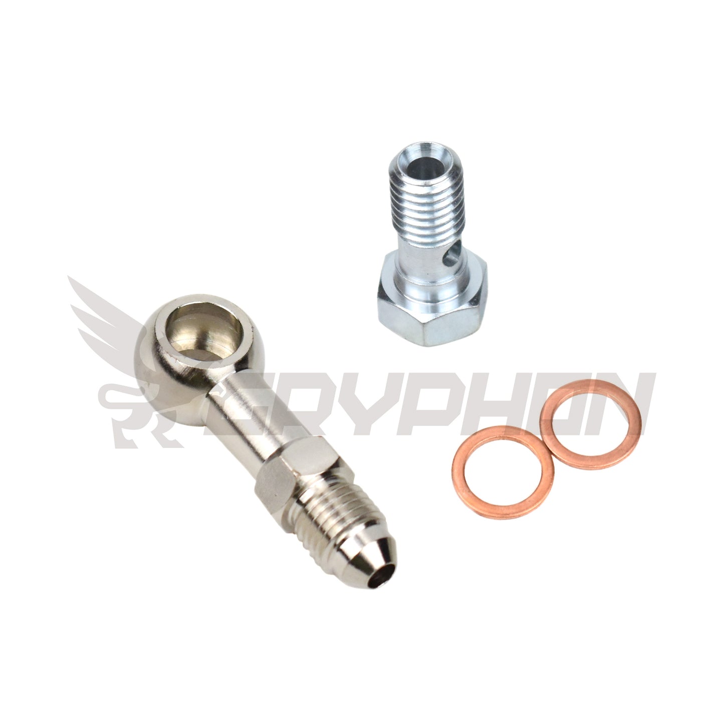 Engine block oil banjo bolt fitting kit for Nissan Patrol TD42 GU
