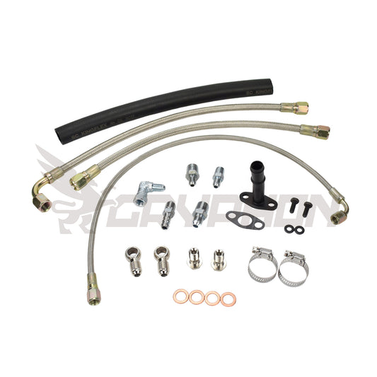 Turbo oil and water line kit for Dodge SRT-4 and Chrysler PT Cruiser with TD04LR-16GK turbo