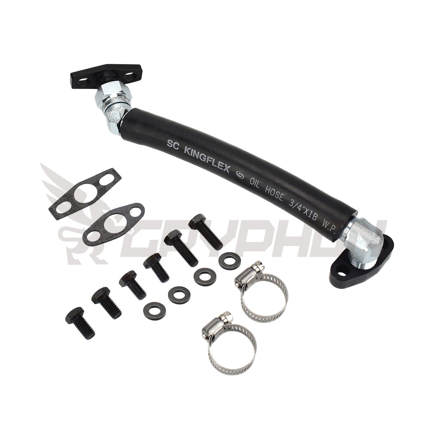Turbo Oil Drain Hose Kit Mazdaspeed MS3 MS6 CX-7 Axela 2.3L Garrett GT28R GT30R
