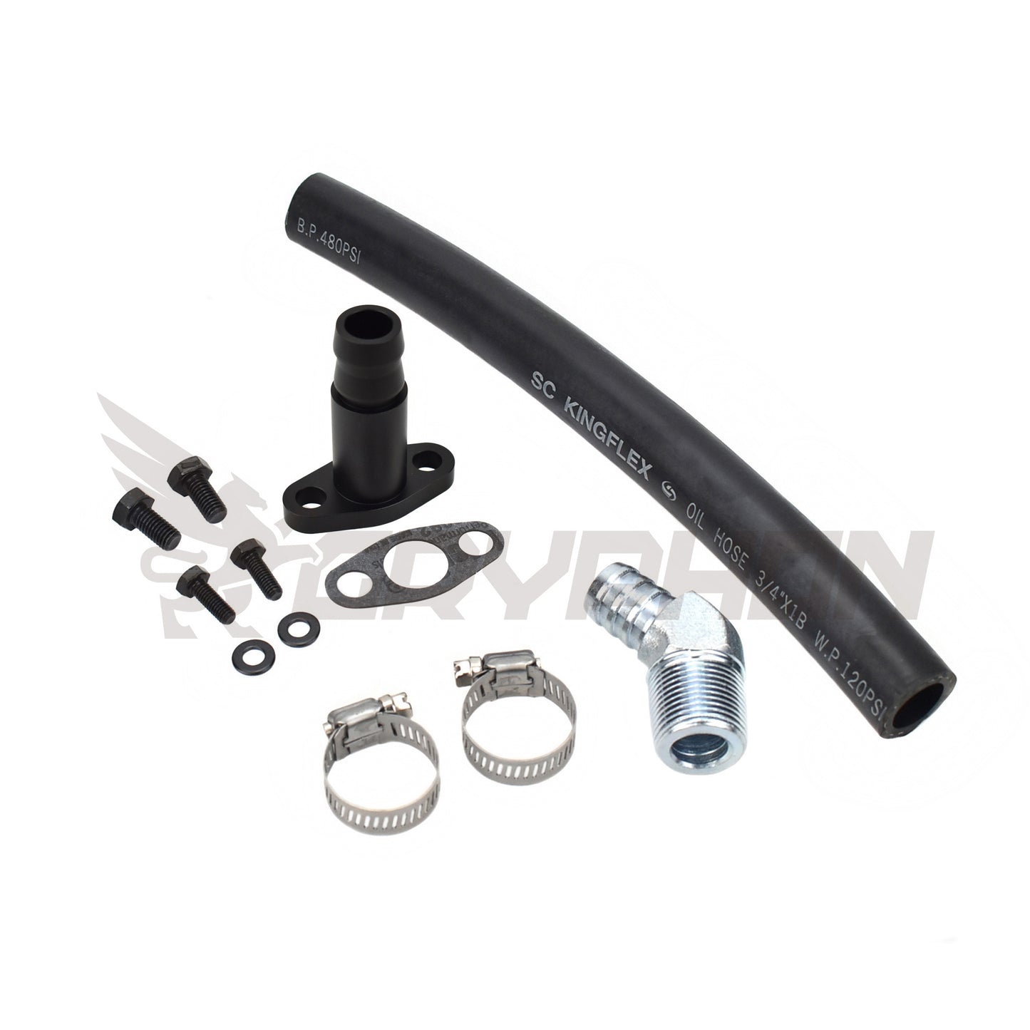 Universal Turbo Oil Drain Hose Kit Garrett GBC GBC17 GBC20 GBC22