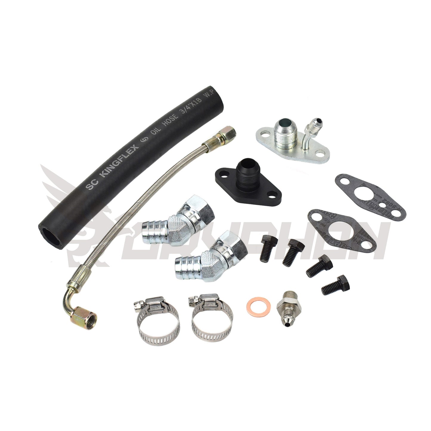 Turbo Oil Feed Return Line Kit Toyota VVTi 1JZ-GTE with CT15B
