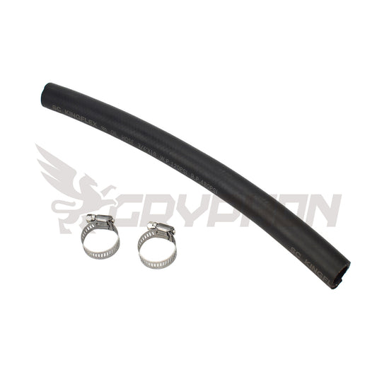 3/4" reinforced NBR rubber hose with braided textile layer for turbo oil return