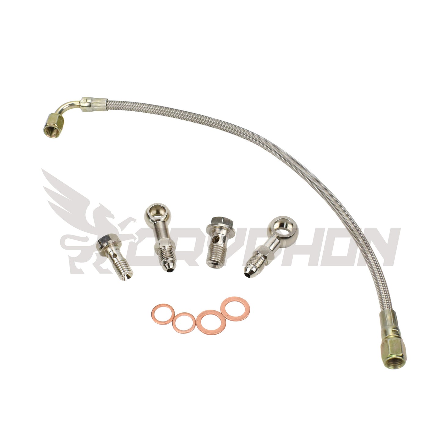 Turbo Oil Feed Line Kit Nissan RD28T Y60 GQ Garrett GBC GBC22-350