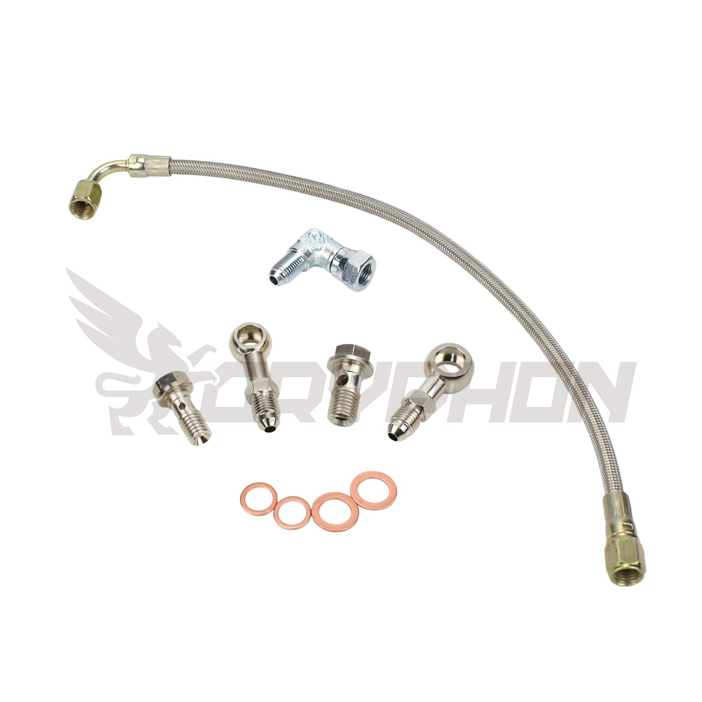 Turbo Oil Feed Line Kit Nissan RD28T Y61 GU Garrett GBC GBC22-350