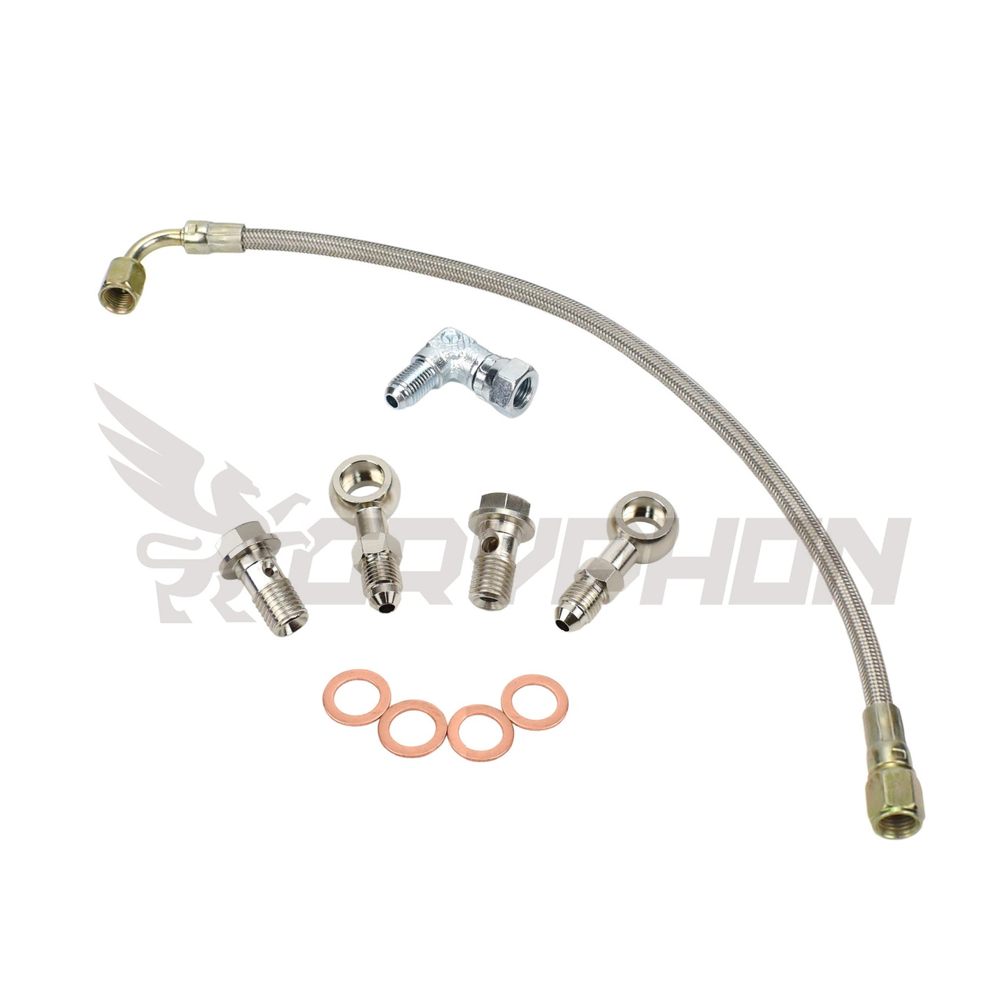 Turbo Oil Feed Line Kit Nissan RD28T Y61 GU Garrett GT25R GT28R