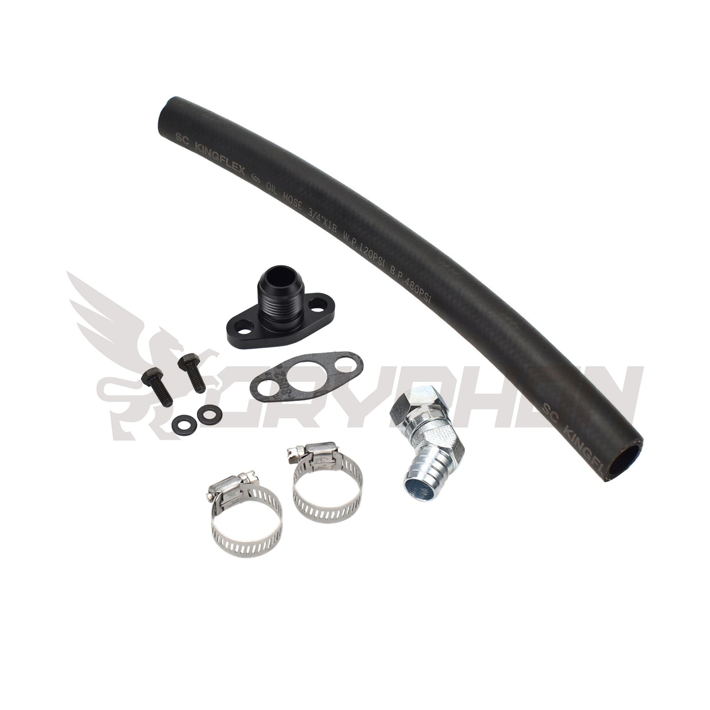 Turbo Oil Drain Hose Kit Toyota Starlet EP82 EP91 4E-FTE with TD04