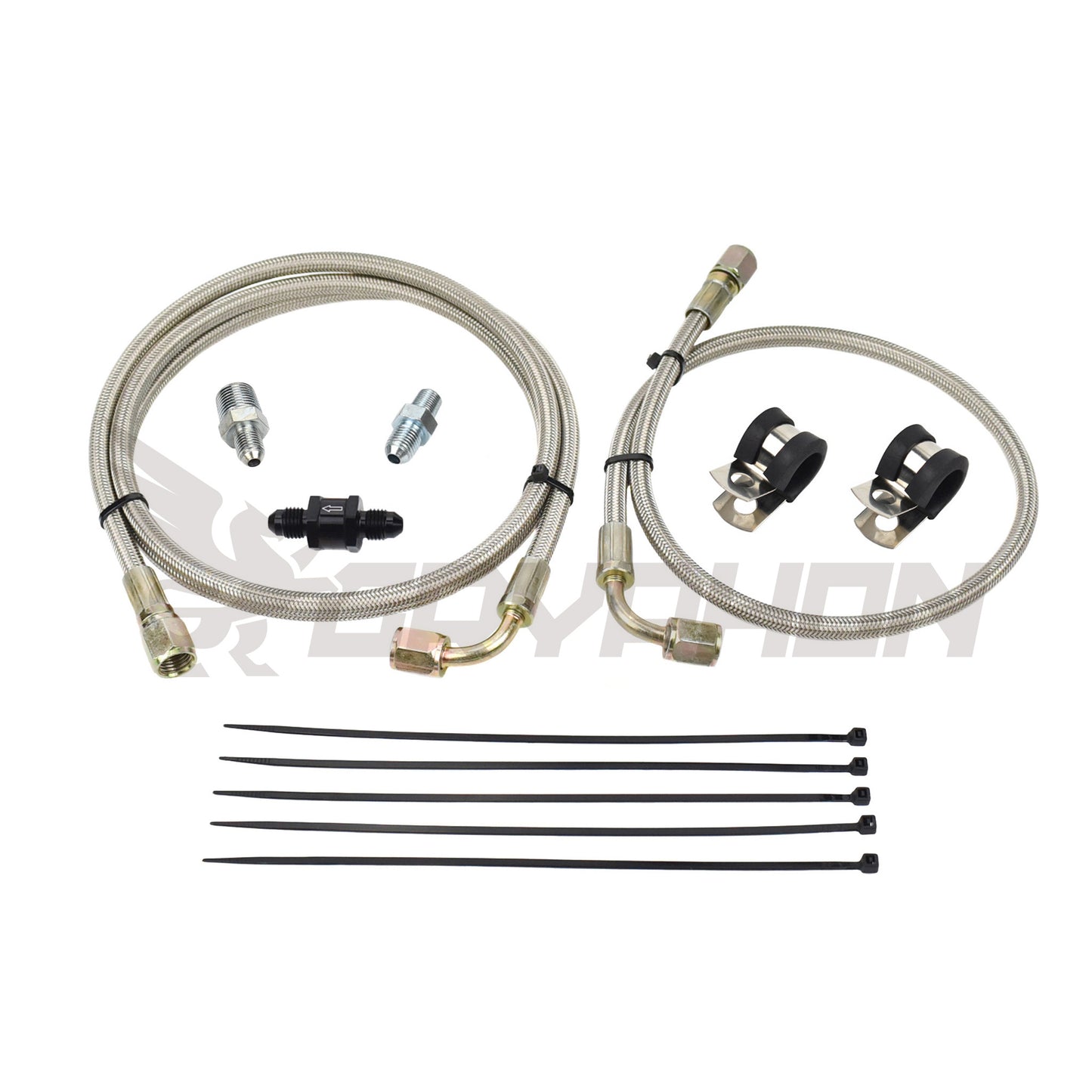 Turbo Oil Feed Line Kit 4G63T EVO 4~9 Precision PTE (Filter Location)