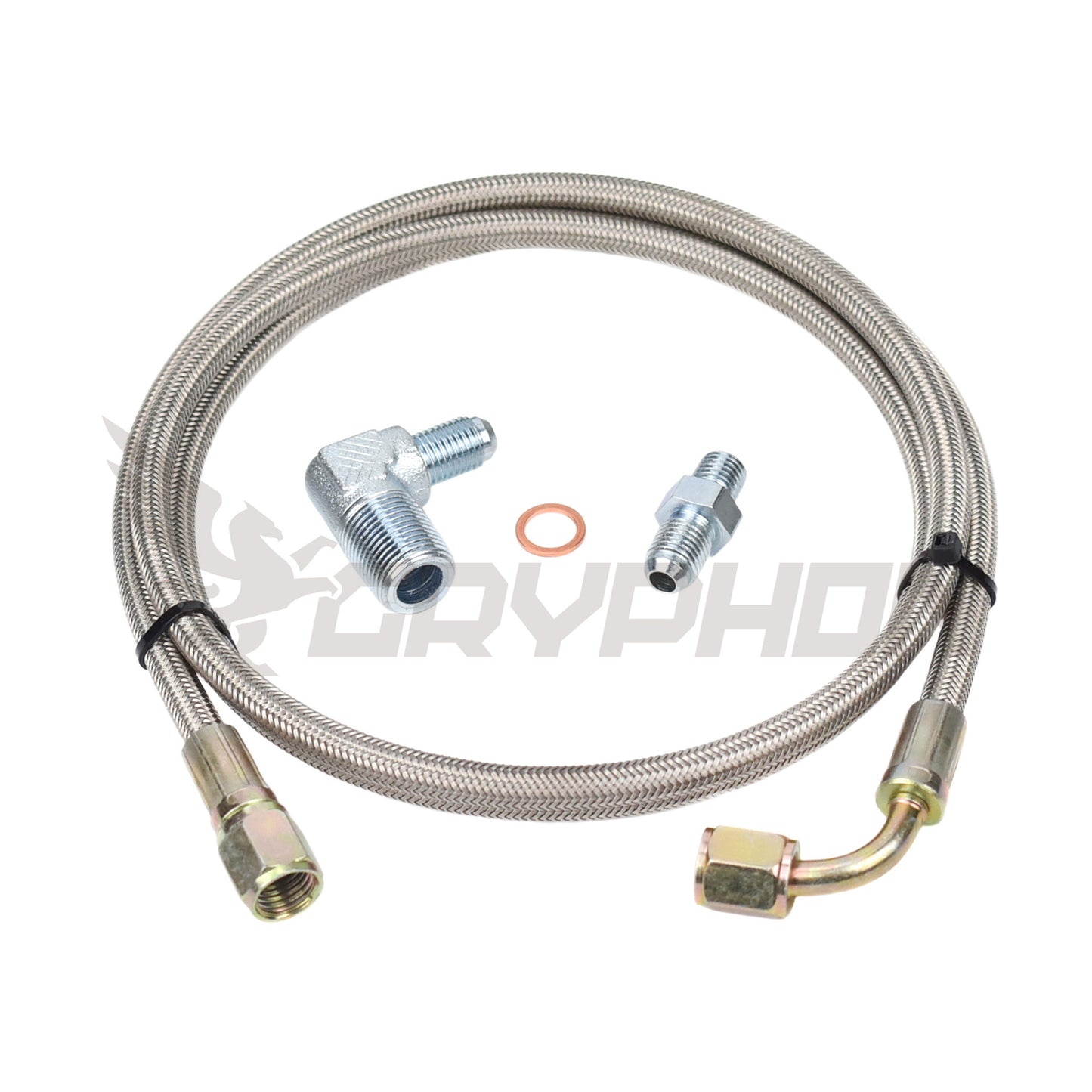 Turbo Oil Feed Line Kit Mitsubishi Lancer 4B12 2.4L with Ralliart stock TD04HL