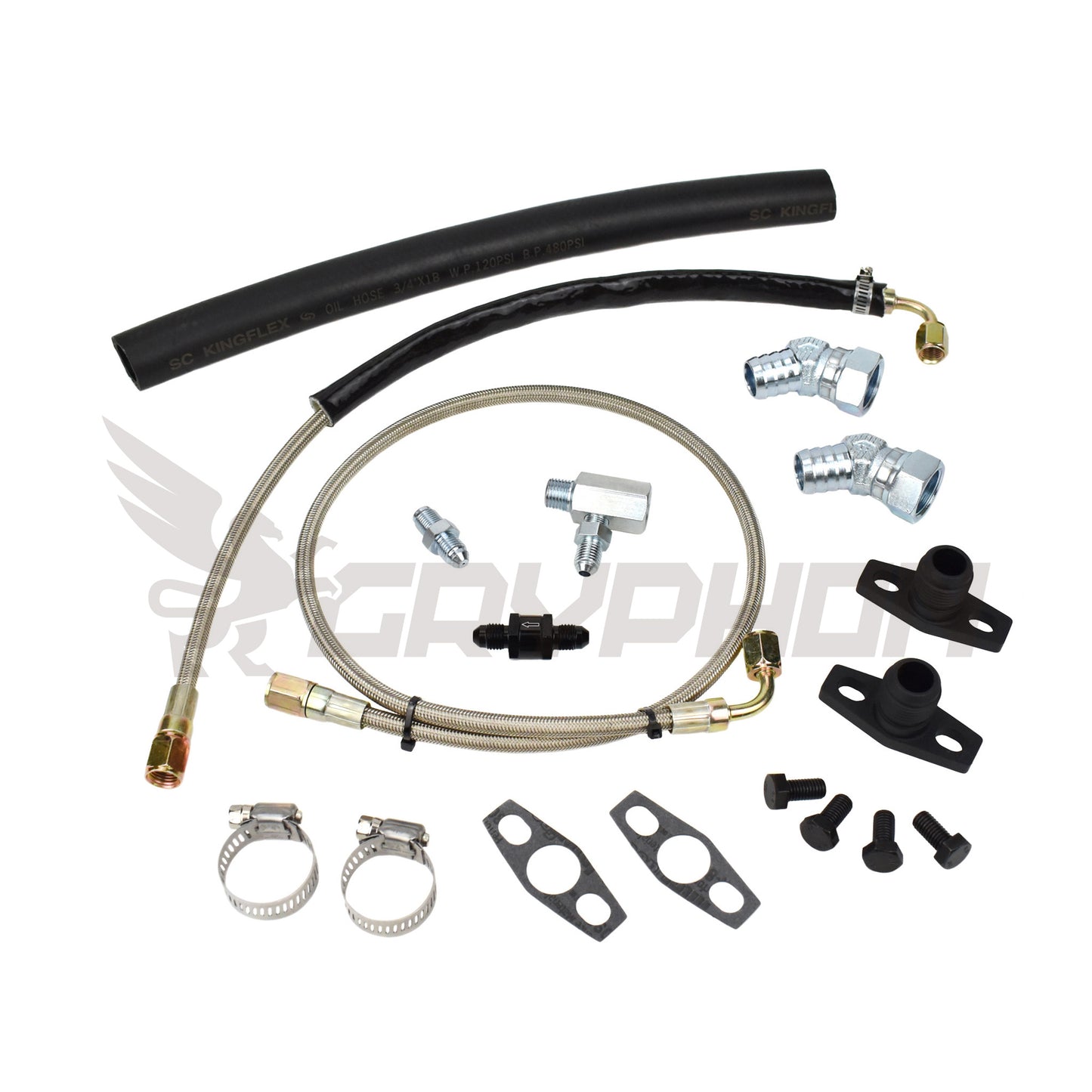 Turbo Oil Feed Return Line Kit Ford Falcon XR6 FG Garrett GT3576R