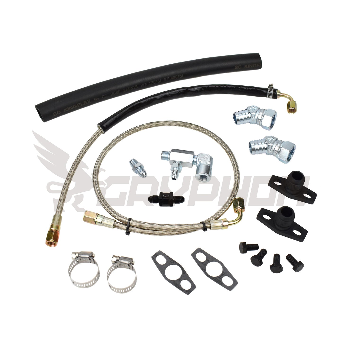 Turbo Oil Feed Return Line Kit Ford Territory Ghia SX SY Garrett GT35/40R GT3582R