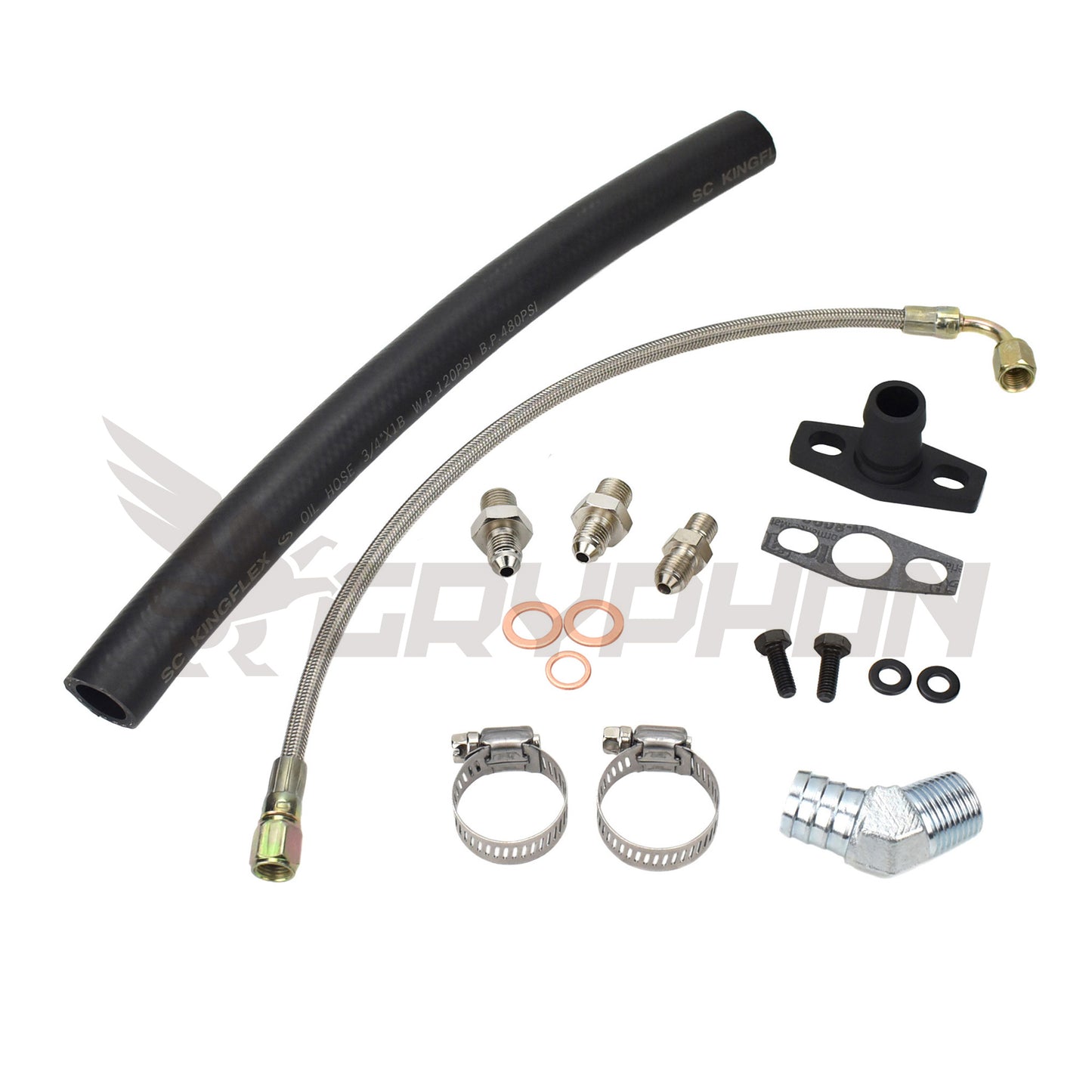 Turbo Oil Feed Return Line Kit Nissan SR20DET with TD05H TD06