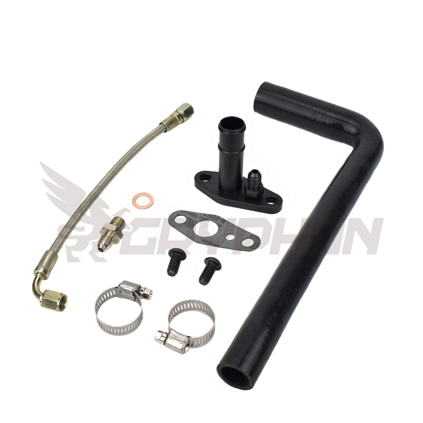 Turbo Oil Feed Return Line Kit Toyota Land Cruiser 1HD with CT26