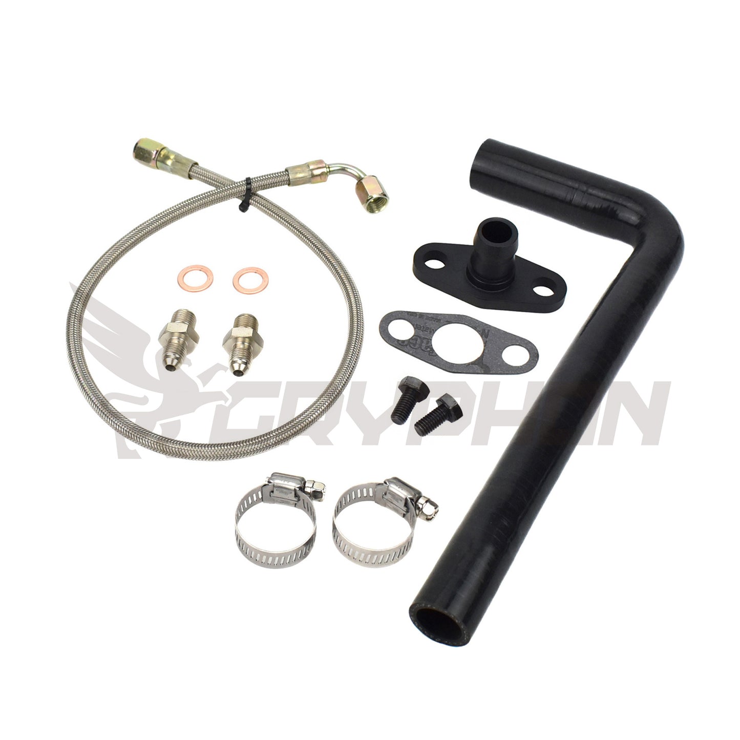 Turbo Oil Feed Return Line Kit Toyota Land Cruiser 1HD with Holset HX30 HX35