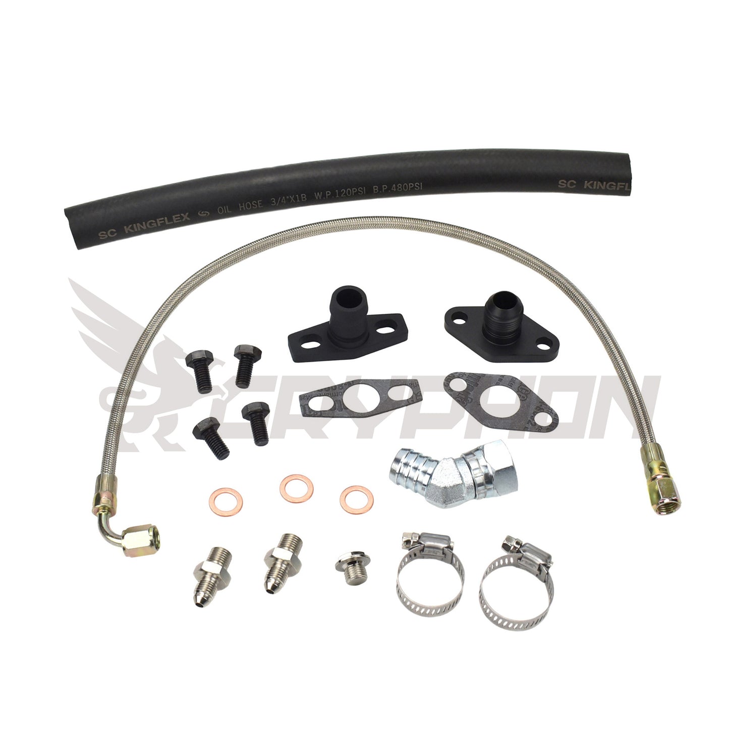 Turbo Oil Feed Return Line Kit Toyota Supra 1JZ 2JZ with BorgWarner EFR Series