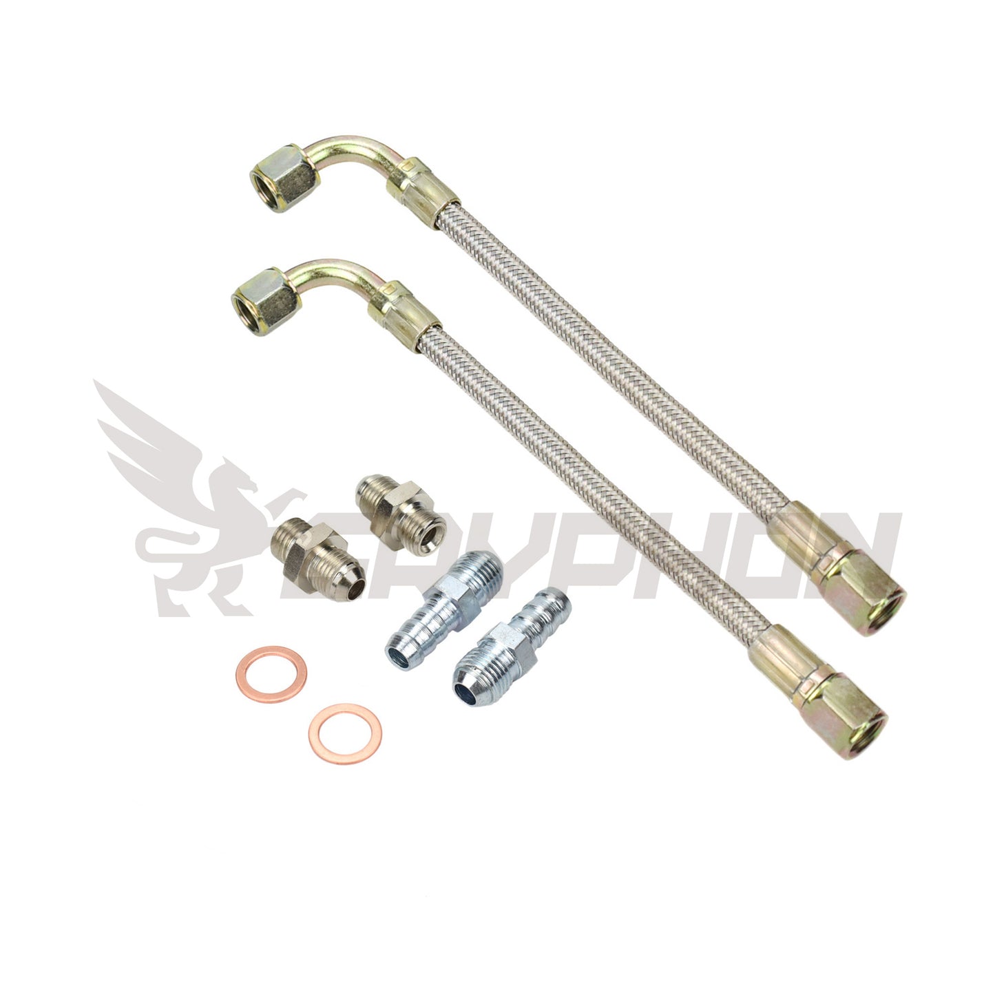 Turbo Water Line Kit Toyota Land Cruiser 1HD with TD05H TD06
