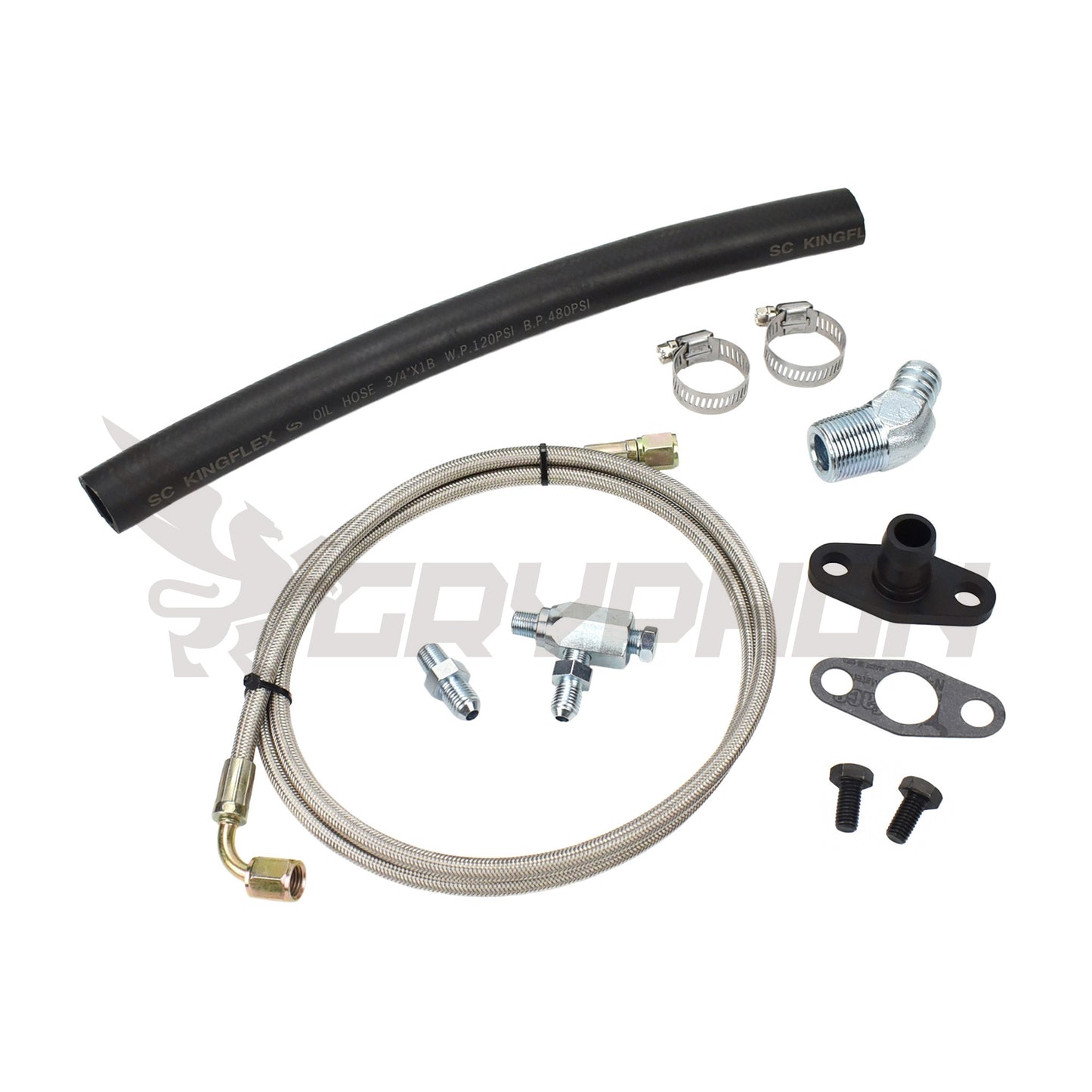 Universal Turbo Oil Feed Return Line Kit Precision PTE