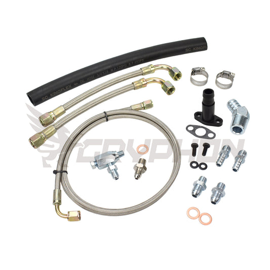 Universal turbo oil water line kit for TD04 TD04 TD04H TD04L TD04HL turbo