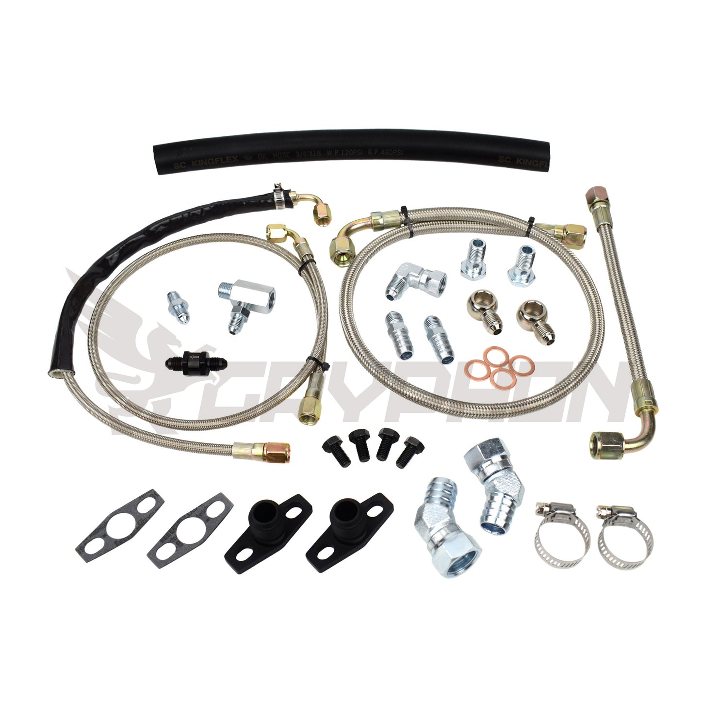 Turbo Oil Water Line Kit Ford Falcon XR6 FG Garrett GT3576R