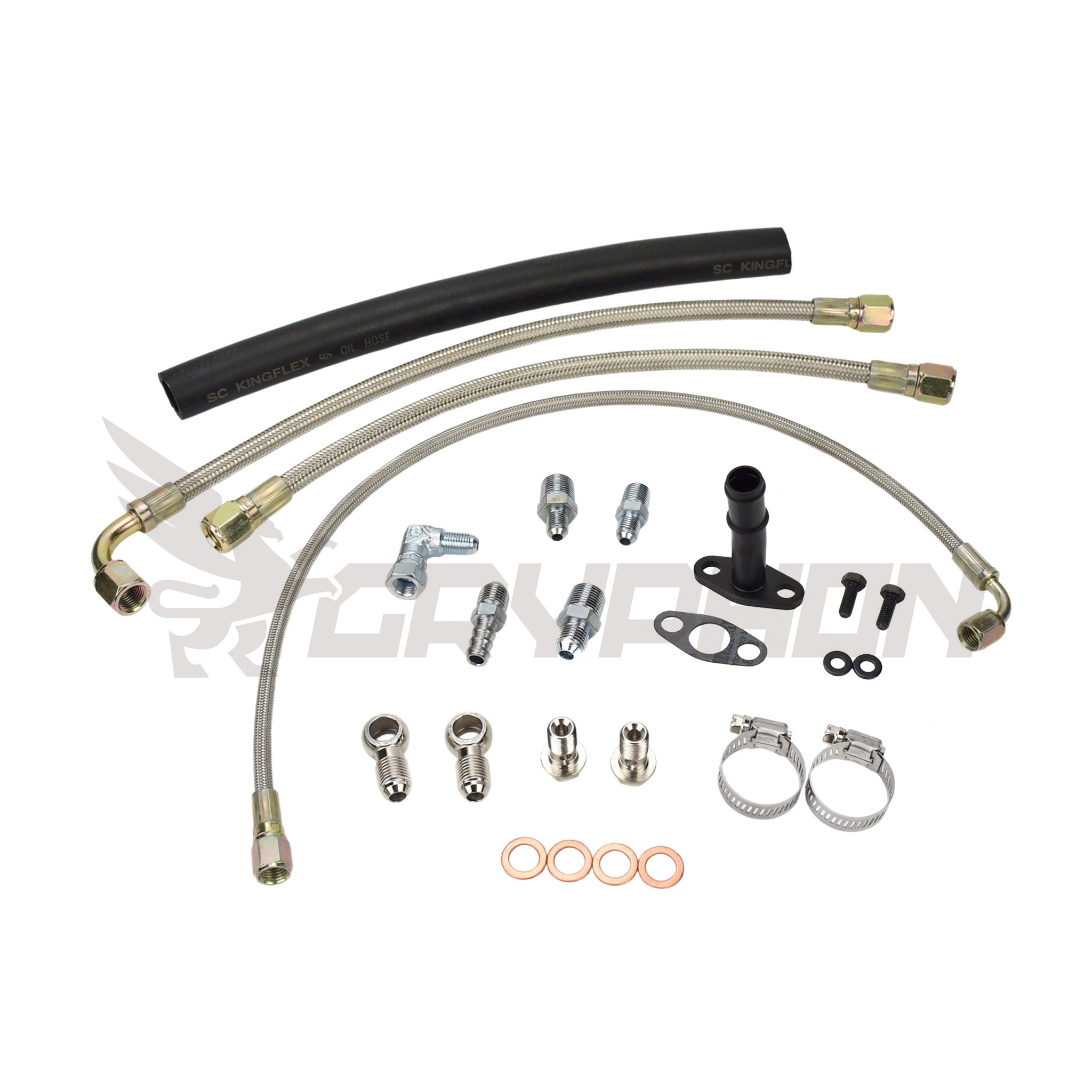 Mambatek Turbo Oil & Water Line Kit For Dodge Neon SRT-4 / PT Cruiser 2.4L TD04LR – AGP BWS