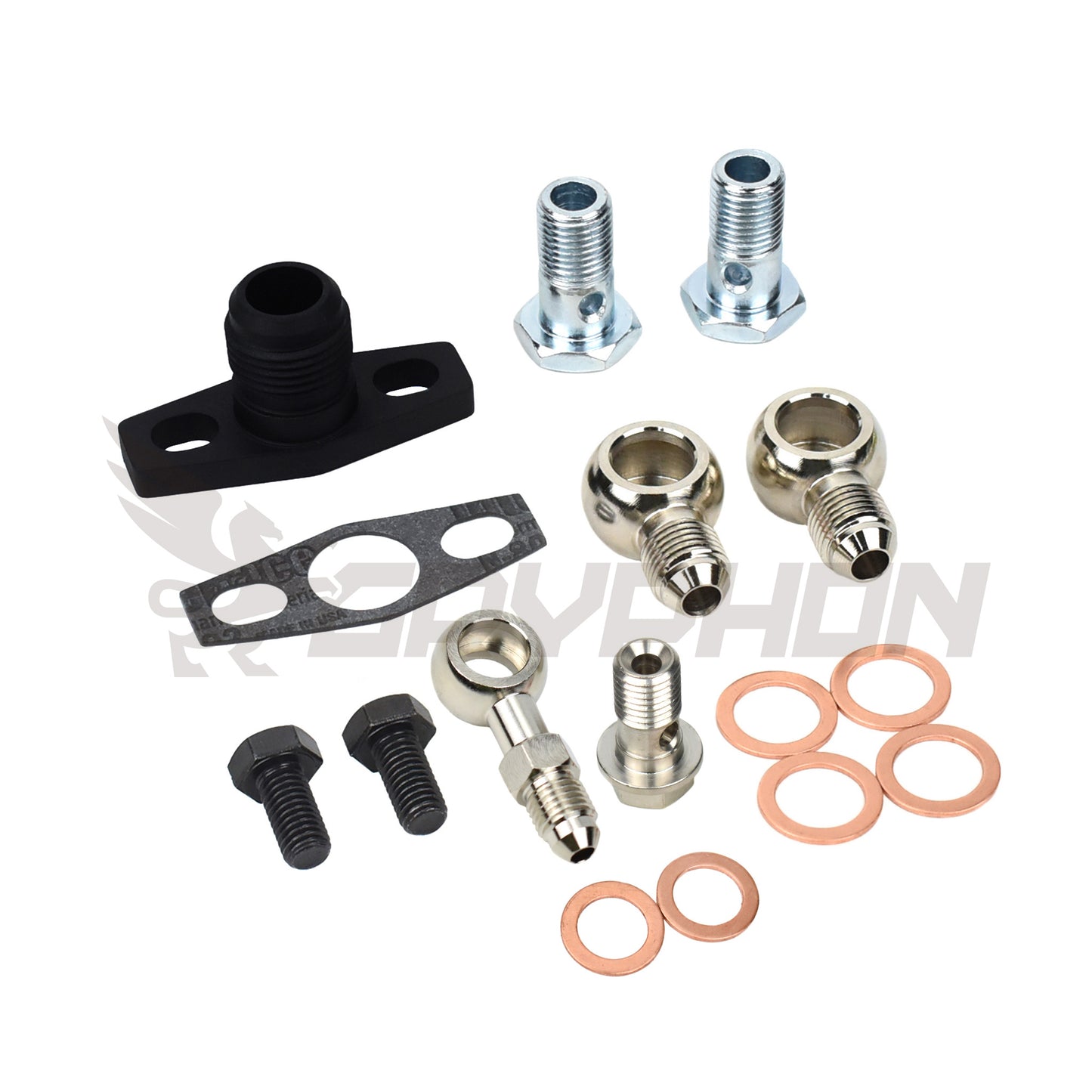 BorgWarner EFR Turbo Oil Water Fitting Kit