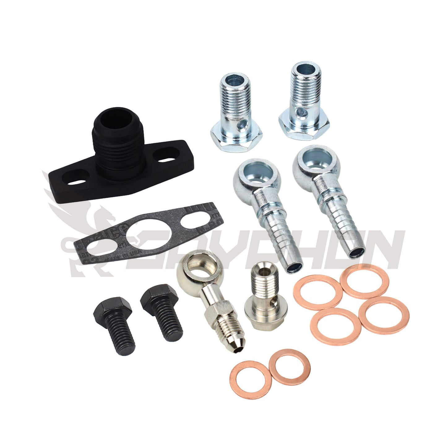 BorgWarner EFR Turbo Oil Water Fitting Kit