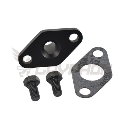 Toyota Supra 1JZ 2JZ Oil Pan Drain Flange Kit | 10AN & 3/4" Barb