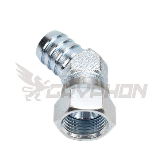 Swivel Fitting 45 Degree 10AN to 3/4" Barb