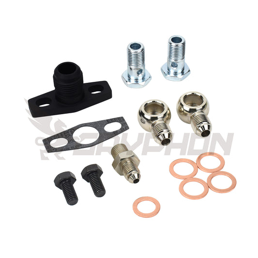 Turbo oil and water fittings for BorgWarner EFR Series Turbo