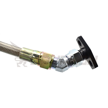 Braided Turbo Oil Water Line Kit TD04 TD04L TD04HL