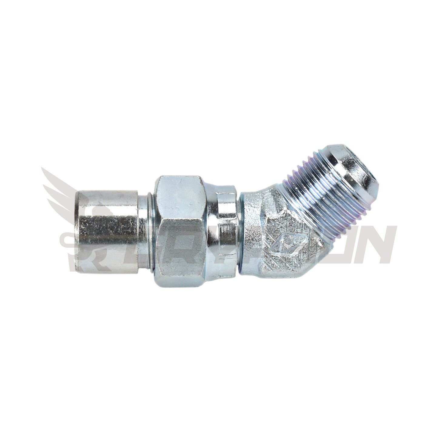 45 Degree 10AN Weld Bung Fitting for turbo oil return