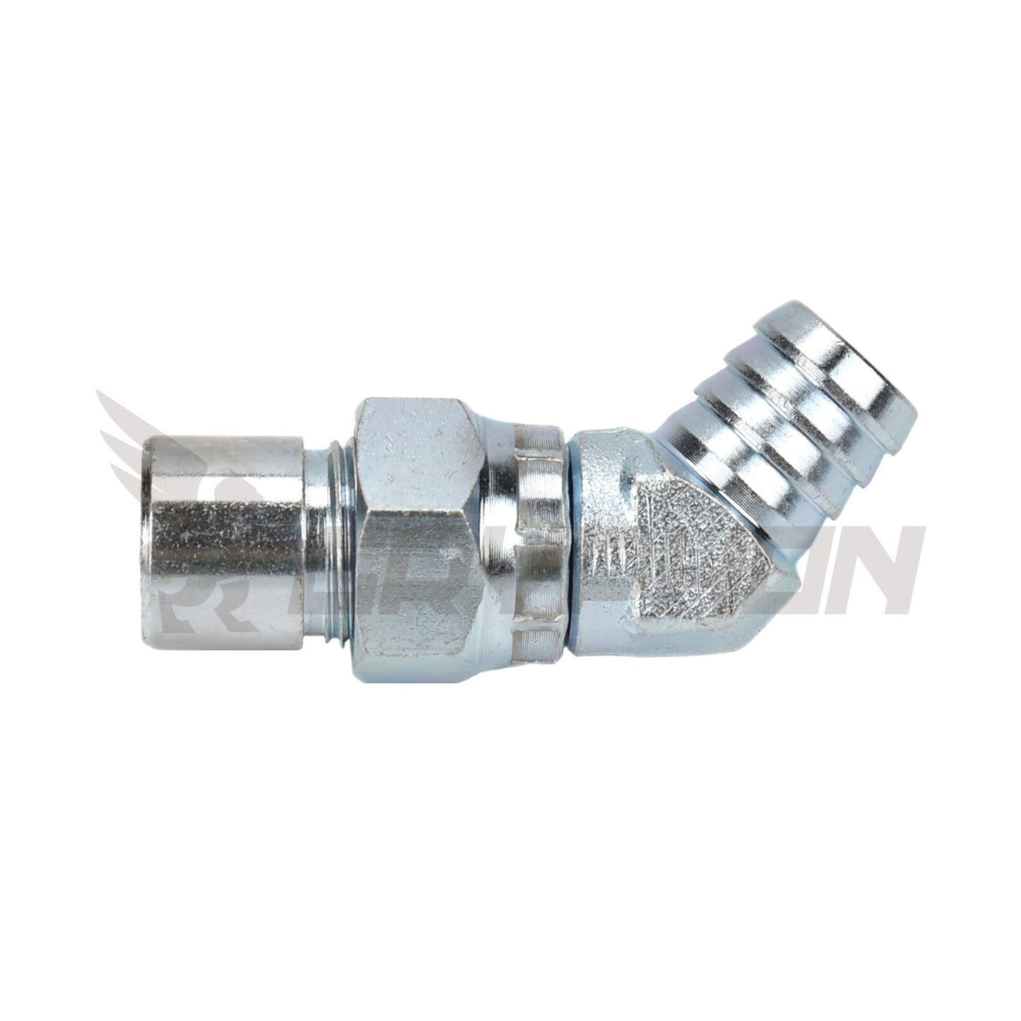 45 Degree 3/4" Barb Weld Bung Fitting for turbo oil return