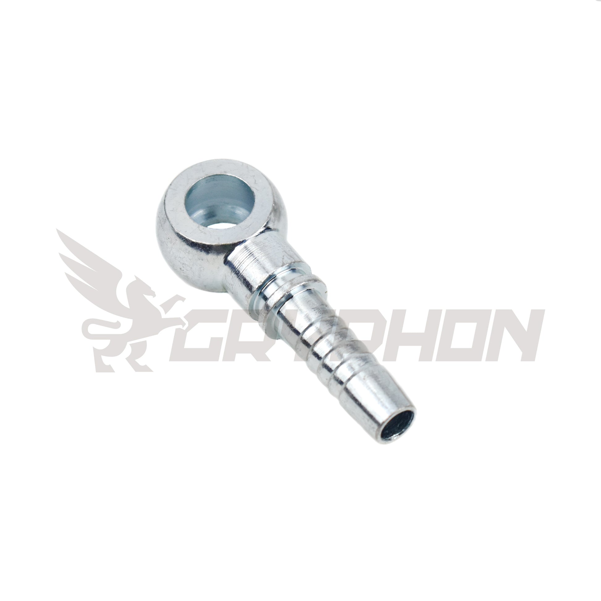 3/8" barb to M12 metric banjo fitting for universal hose use