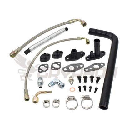 Turbo Oil Water Line Kit Toyota Land Cruiser 12HT with CT26