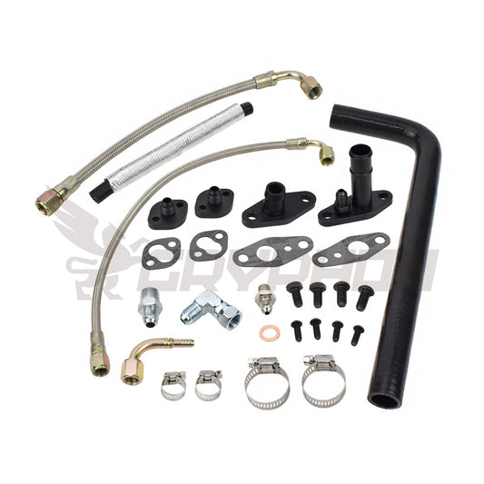 Turbo Oil Water Line Kit Toyota Land Cruiser 12HT with CT26