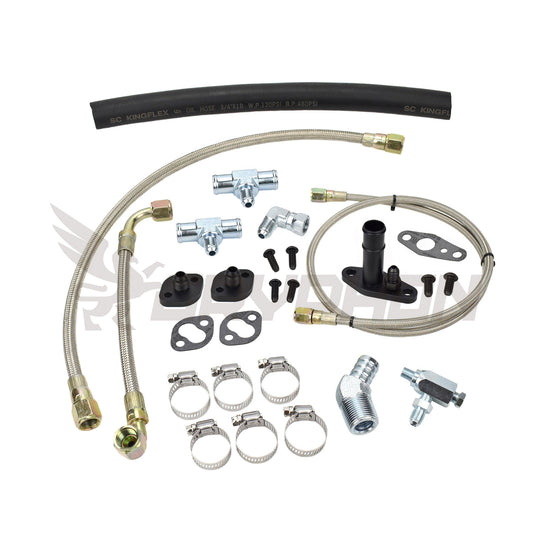 CT26 turbo oil and water line kit for Toyota Land Cruiser 1HZ N/A diesel conversion