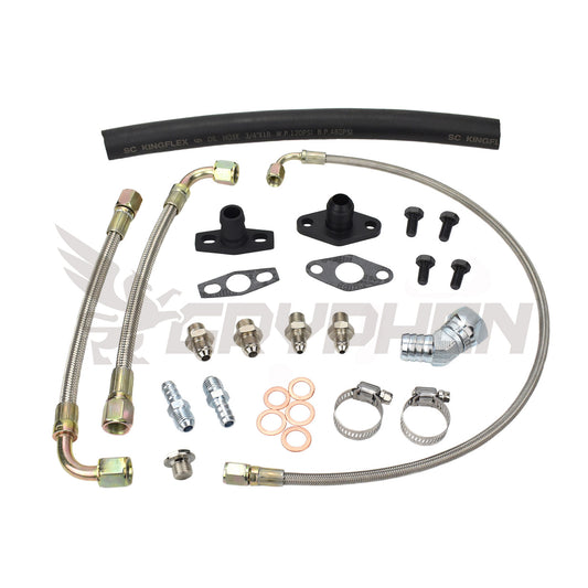 Turbo Oil Water Line Kit Toyota Supra 1JZ 2JZ with BorgWarner EFR Series