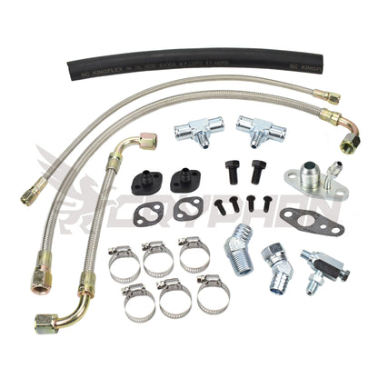 Toyota Hilux 2.8L 3L 5L CT20 turbo oil and water line kit for NA to turbo conversion