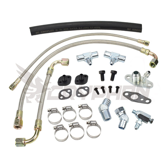 Toyota Hilux 2.8L 3L 5L CT20 turbo oil and water line kit for NA to turbo conversion